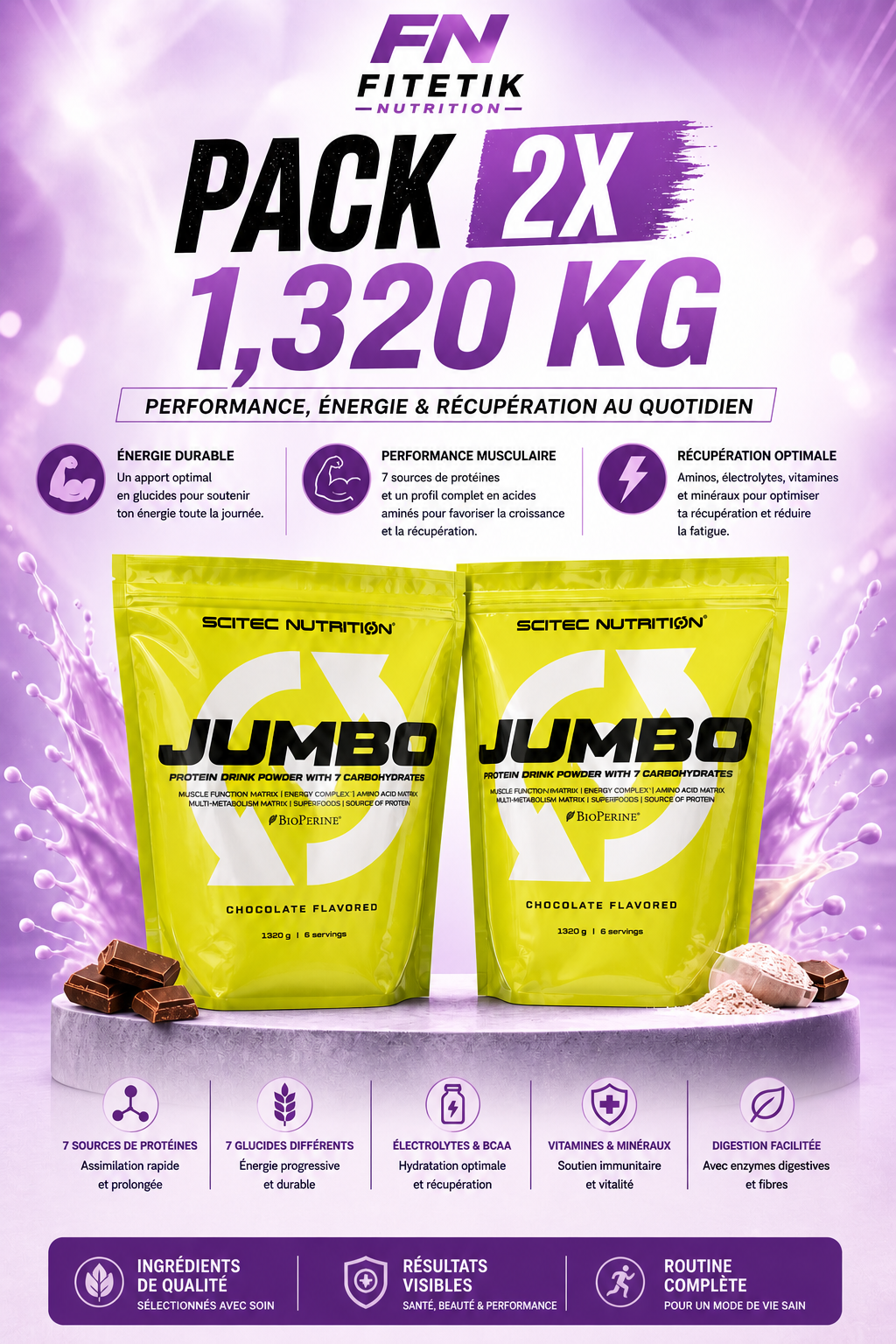 Pack Jumbo 2x1,320kg