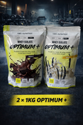 2x1kg Whey isolate optimum +