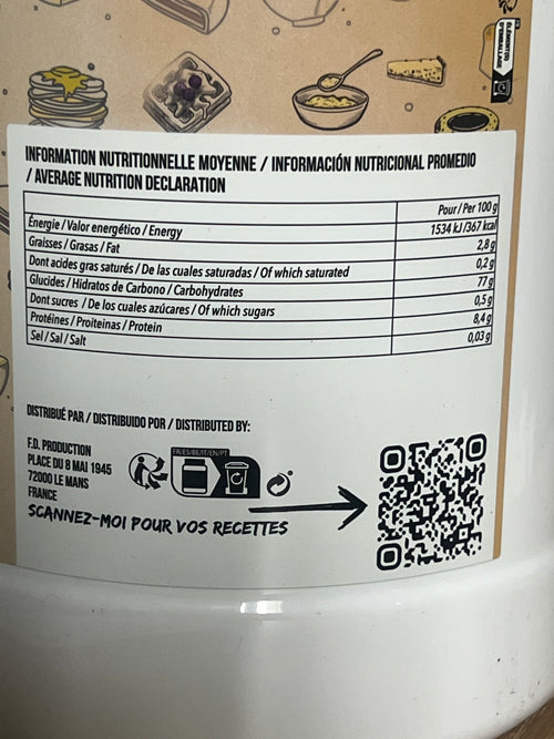 CREME DE RIZ IRON SHARK (1.5KG)