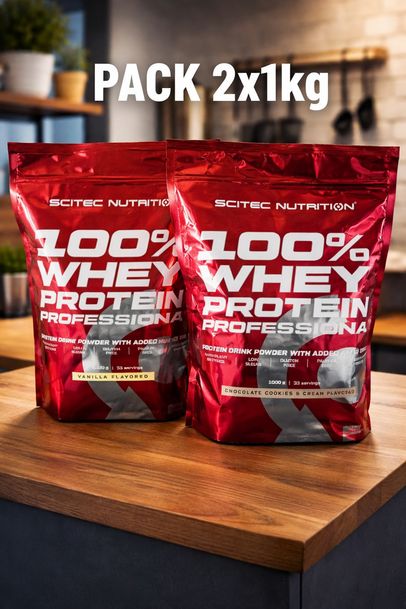 Pack 2x1kg Scitec Whey